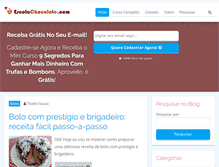 Tablet Screenshot of escolachocolate.com